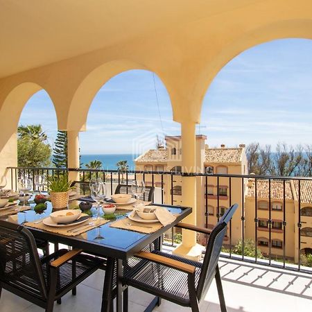 Panoramic Sea Views And Direct Access To The Beach From The Community In Torrenueva Appartement Málaga Buitenkant foto